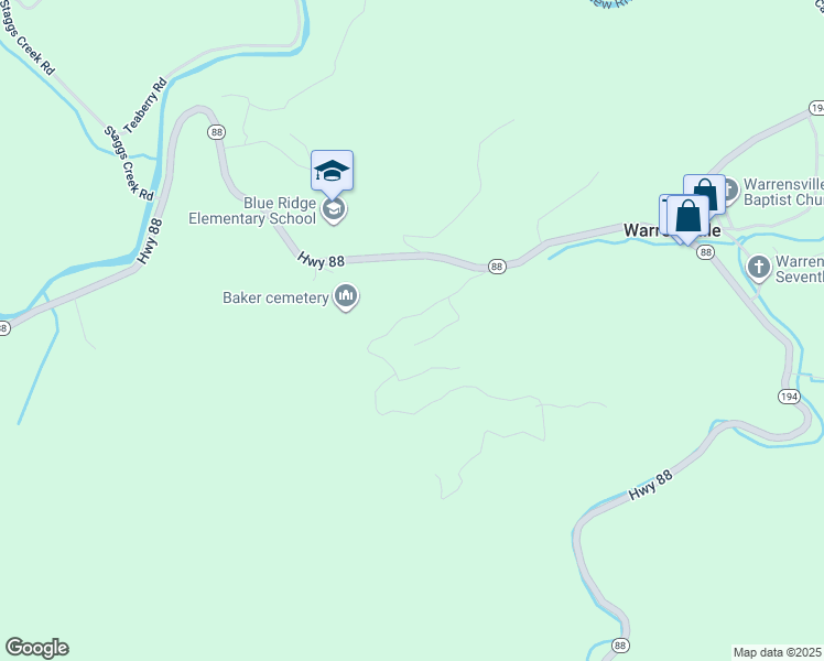 map of restaurants, bars, coffee shops, grocery stores, and more near 380 Roten Drive in Warrensville