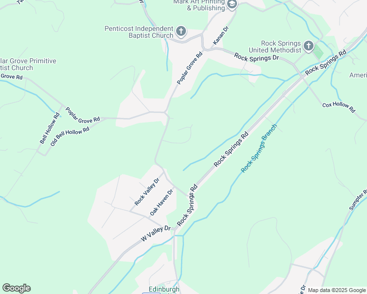 map of restaurants, bars, coffee shops, grocery stores, and more near 346 Eastland Drive in Kingsport