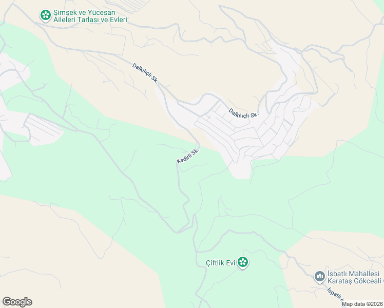 map of restaurants, bars, coffee shops, grocery stores, and more near 5 153. Sokak in Alanya