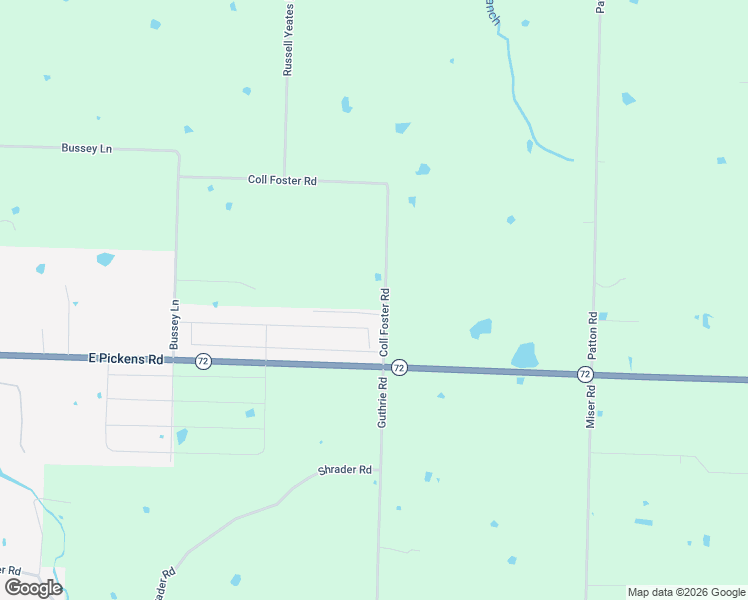 map of restaurants, bars, coffee shops, grocery stores, and more near 15305 Guthrie Road in Pea Ridge