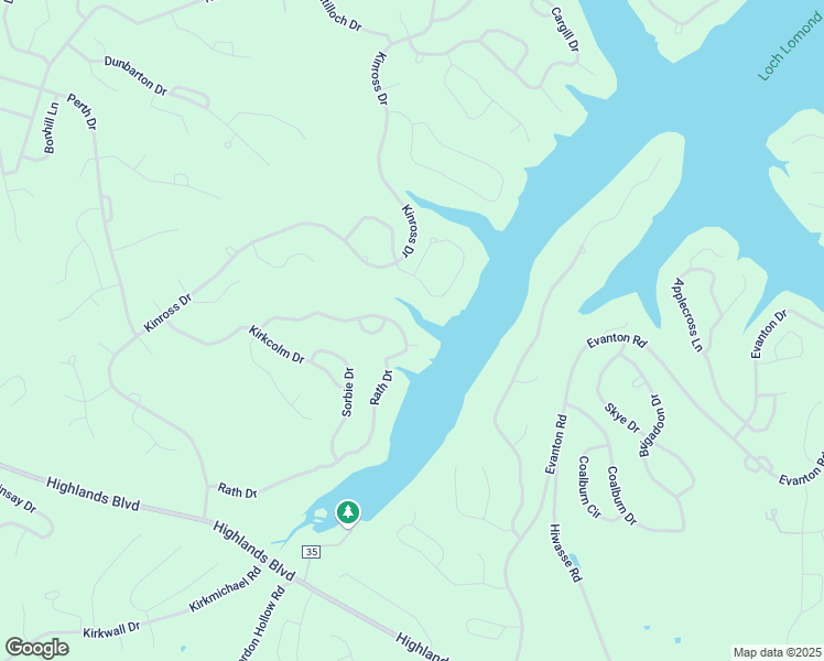 map of restaurants, bars, coffee shops, grocery stores, and more near 14 Rannoch Drive in Bella Vista