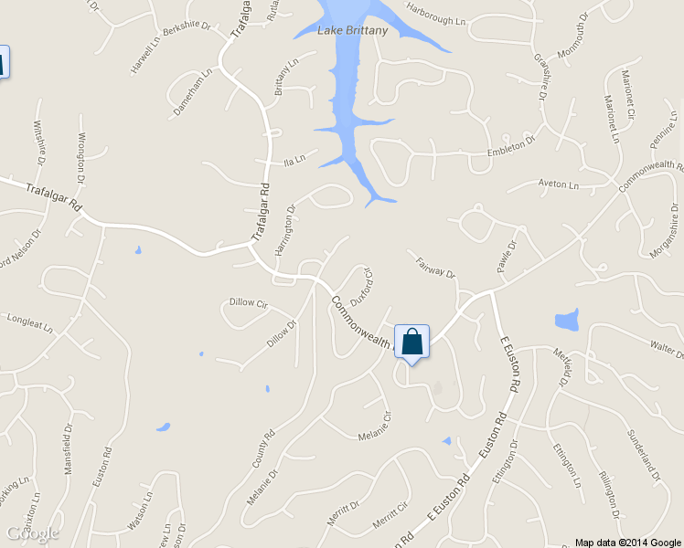 map of restaurants, bars, coffee shops, grocery stores, and more near 5 Duxford Cir in Bella Vista