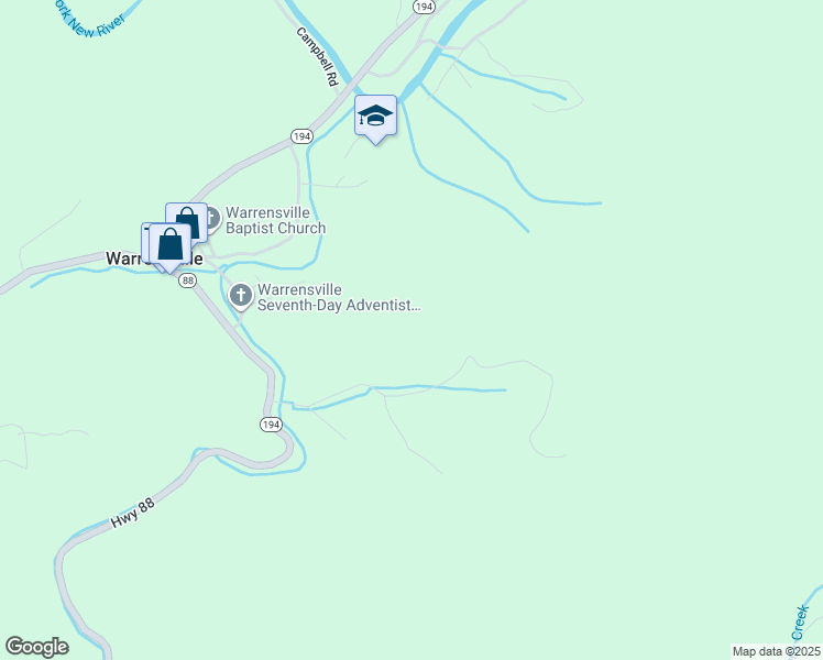 map of restaurants, bars, coffee shops, grocery stores, and more near 317 Stanley Road in Warrensville