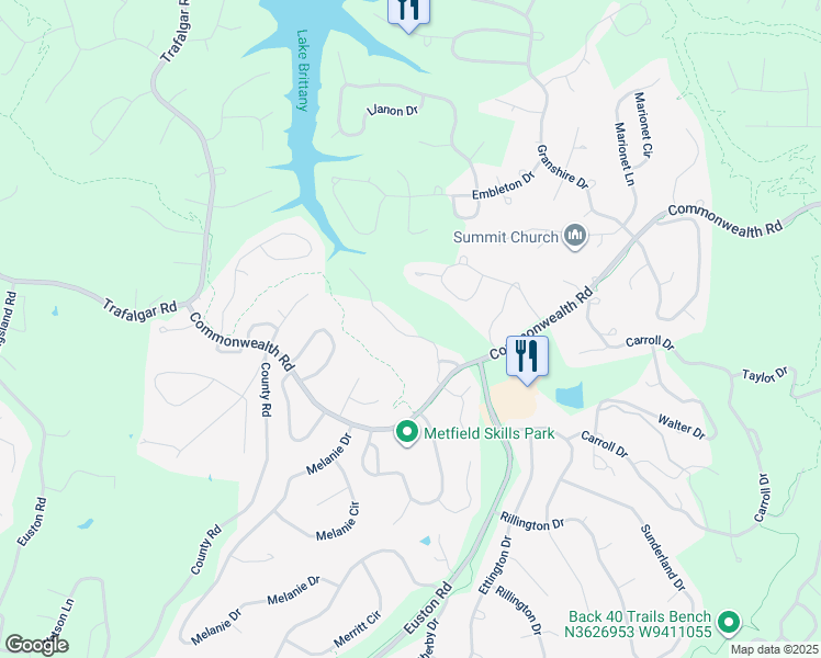 map of restaurants, bars, coffee shops, grocery stores, and more near 52 Fairway Drive in Bella Vista