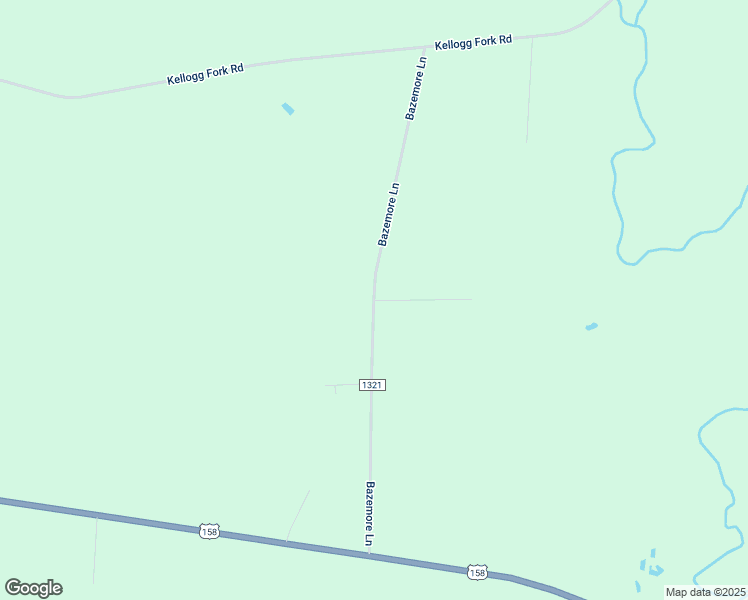 map of restaurants, bars, coffee shops, grocery stores, and more near Bazemore Lane in Gates County