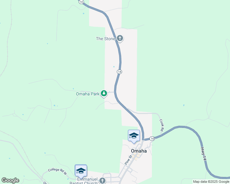 map of restaurants, bars, coffee shops, grocery stores, and more near 2120 Main Street in Omaha