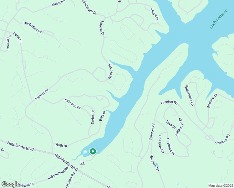 map of restaurants, bars, coffee shops, grocery stores, and more near 14 Rannoch Drive in Bella Vista