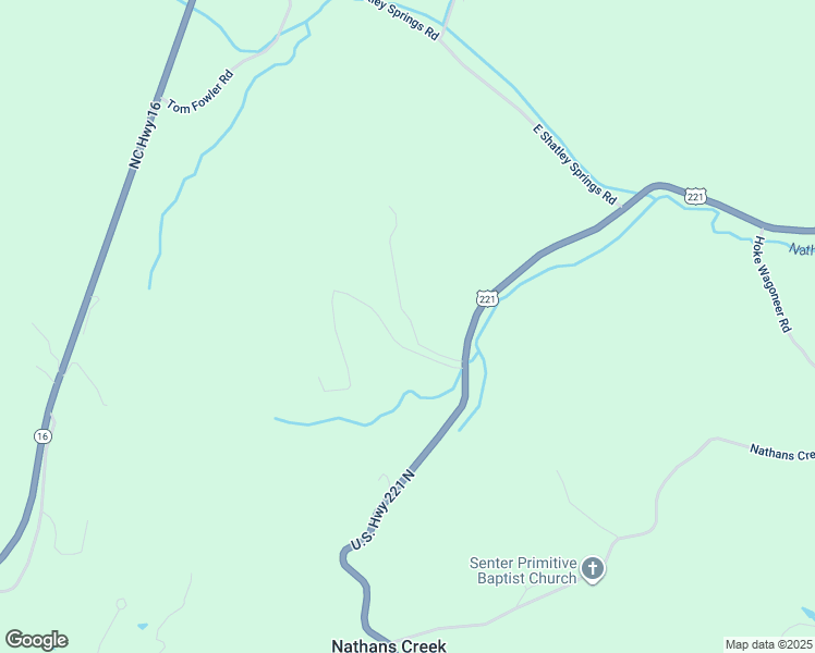 map of restaurants, bars, coffee shops, grocery stores, and more near 7097 U.S. Highway 221 North in Crumpler
