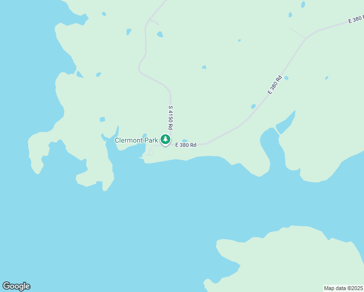 map of restaurants, bars, coffee shops, grocery stores, and more near 12321 East 380 Road in Claremore