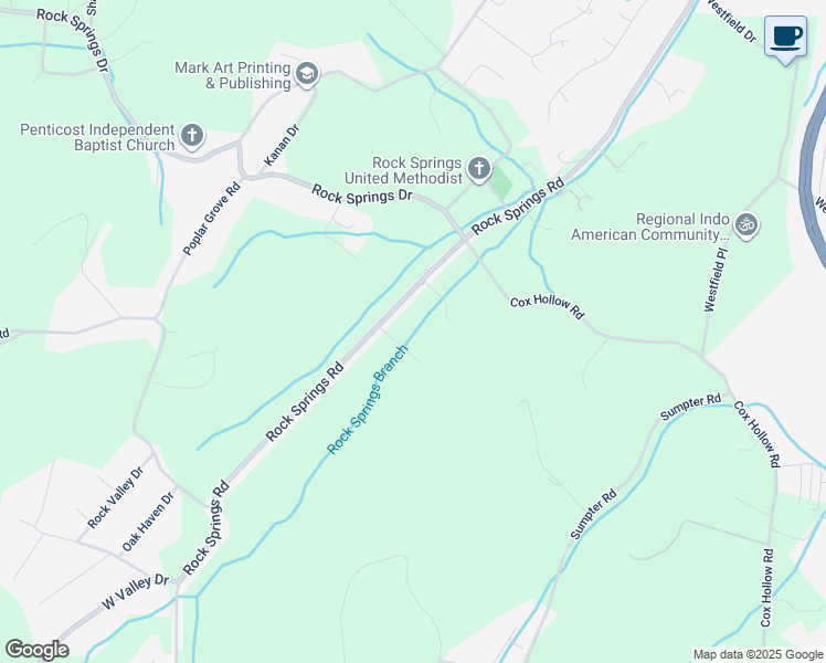 map of restaurants, bars, coffee shops, grocery stores, and more near 1897 Rock Springs Road in Kingsport