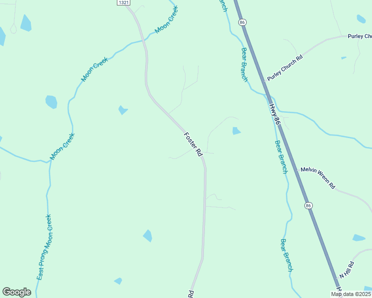 map of restaurants, bars, coffee shops, grocery stores, and more near 3627 Foster Road in Yanceyville