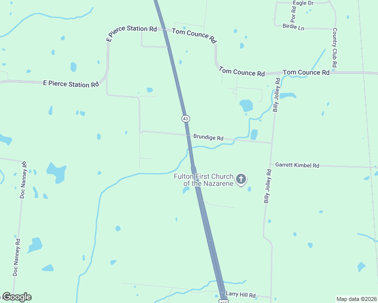 map of restaurants, bars, coffee shops, grocery stores, and more near 4128 U.S. 45E in South Fulton