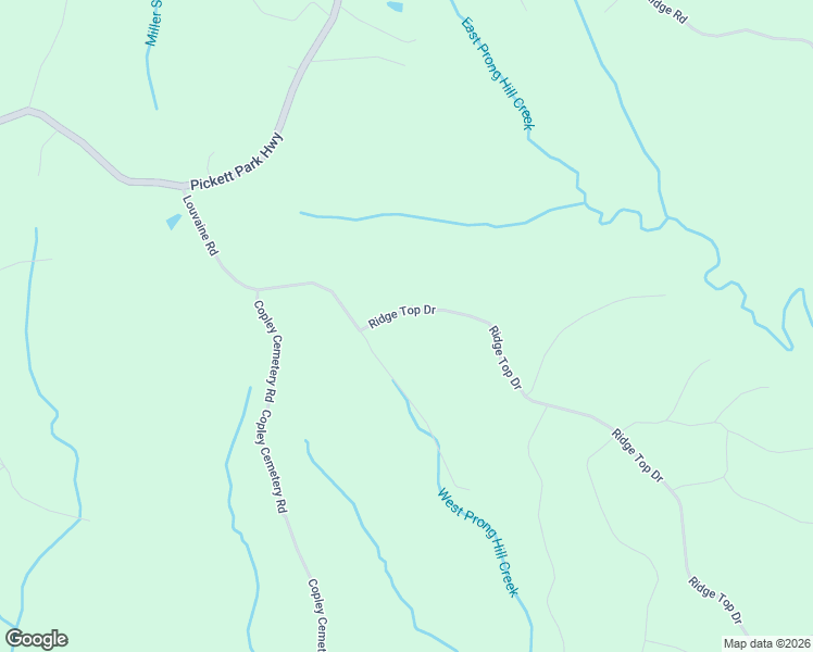 map of restaurants, bars, coffee shops, grocery stores, and more near 739 Ridge Top Drive in Jamestown