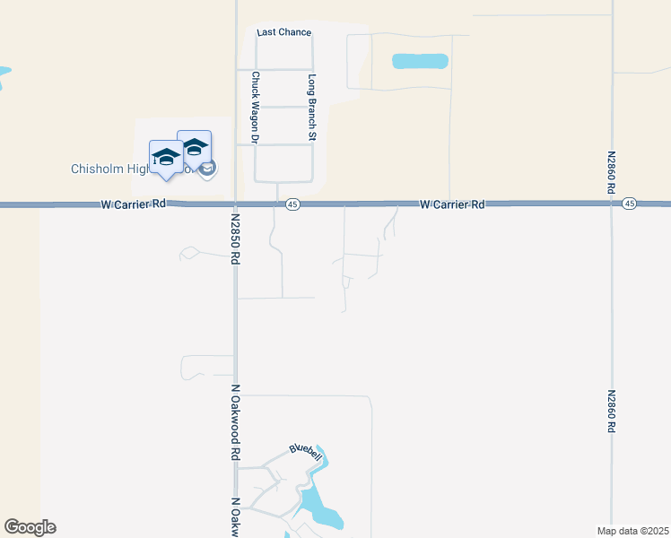 map of restaurants, bars, coffee shops, grocery stores, and more near 6110 Quail Lane in Enid