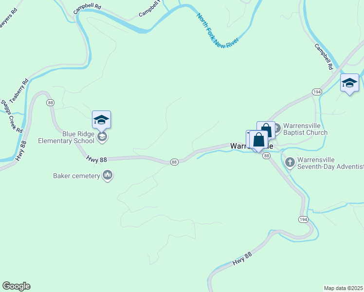 map of restaurants, bars, coffee shops, grocery stores, and more near 271 Cherokee Oaks Lane in Warrensville