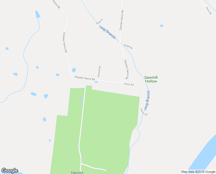 map of restaurants, bars, coffee shops, grocery stores, and more near 2438 Chester Harris Road in Woodlawn