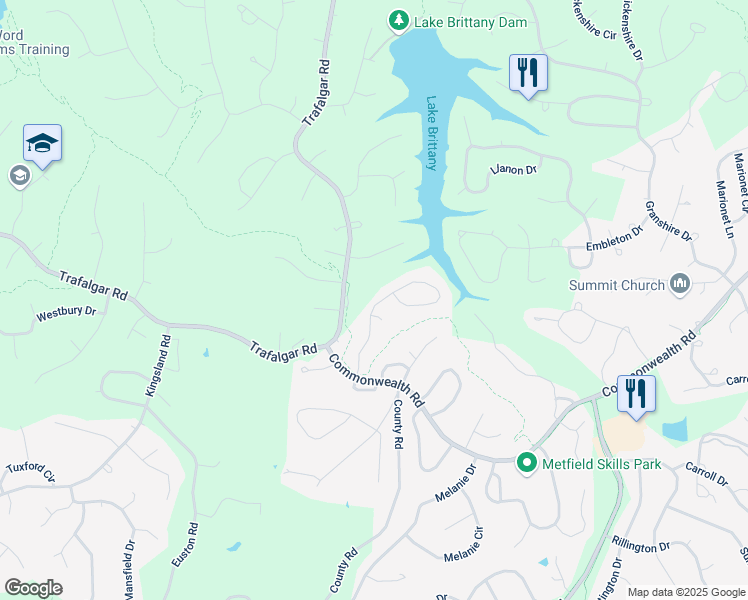 map of restaurants, bars, coffee shops, grocery stores, and more near 19 Harrington Drive in Bella Vista