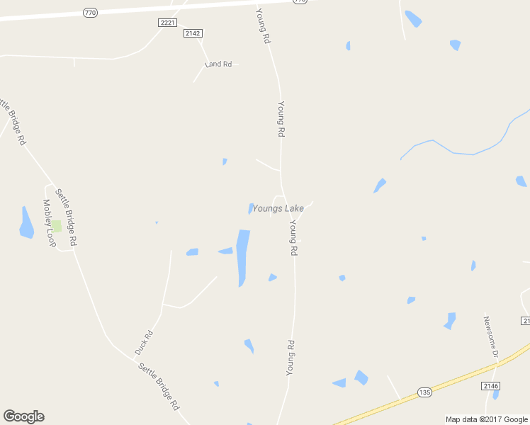map of restaurants, bars, coffee shops, grocery stores, and more near 608 Young Road in Stoneville