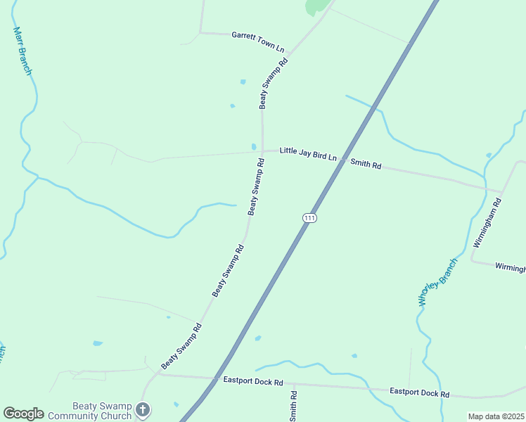 map of restaurants, bars, coffee shops, grocery stores, and more near 340 Beaty Swamp Road in Monroe