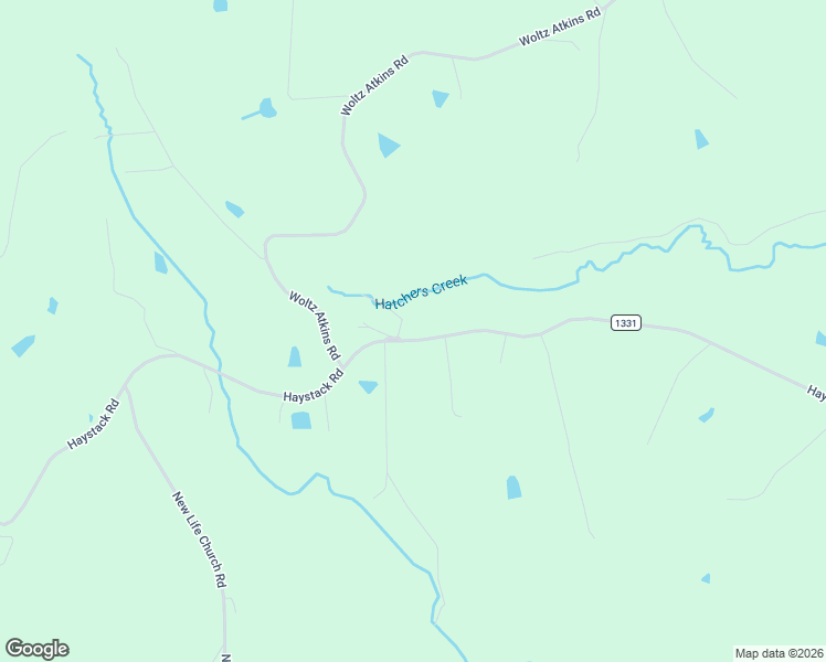 map of restaurants, bars, coffee shops, grocery stores, and more near 3354 Haystack Road in Mount Airy