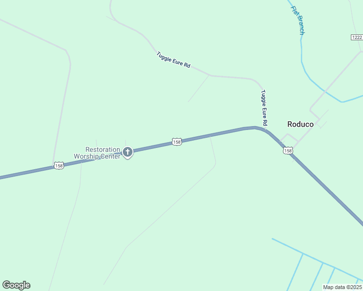 map of restaurants, bars, coffee shops, grocery stores, and more near 1546 U.S. 158 in Eure