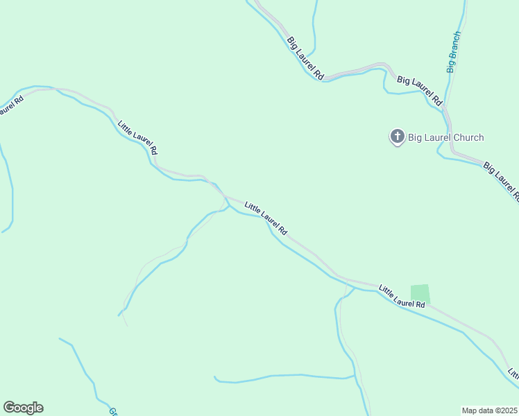 map of restaurants, bars, coffee shops, grocery stores, and more near 2341 Little Laurel Road in Creston