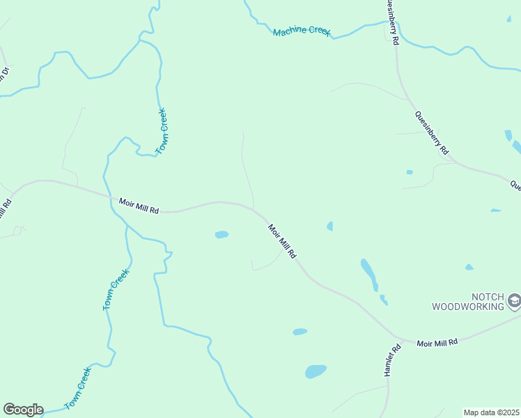 map of restaurants, bars, coffee shops, grocery stores, and more near 1751 Moir Mill Road in Reidsville