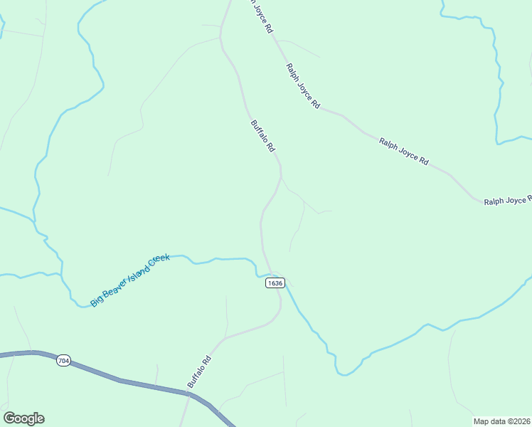 map of restaurants, bars, coffee shops, grocery stores, and more near 2072 Buffalo Road in Sandy Ridge