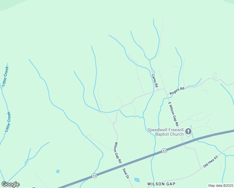 map of restaurants, bars, coffee shops, grocery stores, and more near 512 Wilson Gap Rd in Claiborne