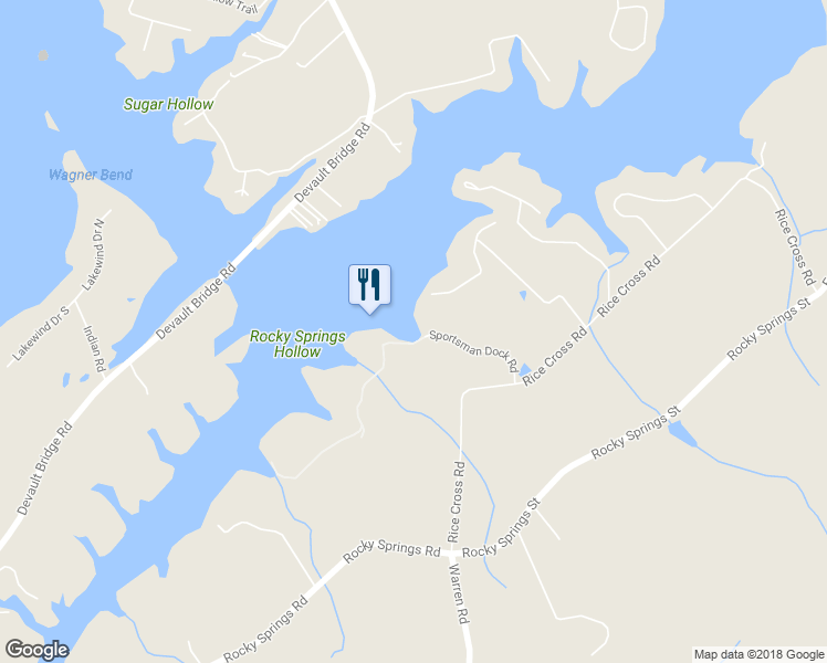 map of restaurants, bars, coffee shops, grocery stores, and more near 420 Sportsman Dock Road in Piney Flats