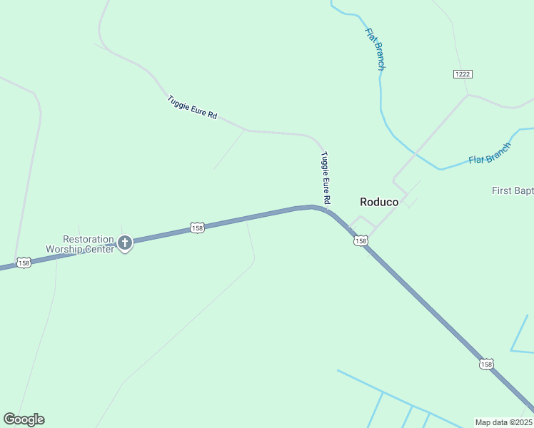 map of restaurants, bars, coffee shops, grocery stores, and more near 1490 U.S Highway 158 West in Eure