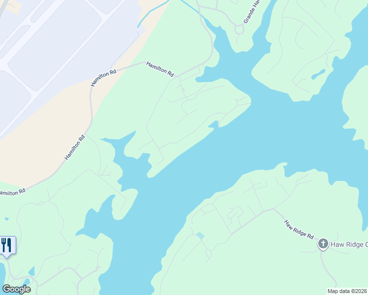 map of restaurants, bars, coffee shops, grocery stores, and more near 340 Hamilton Drive in Blountville