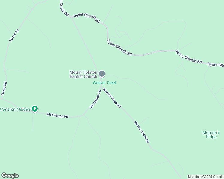 map of restaurants, bars, coffee shops, grocery stores, and more near 301-349 Weaver Creek Road in Bluff City