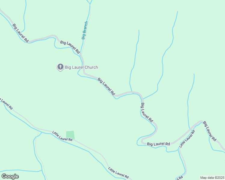 map of restaurants, bars, coffee shops, grocery stores, and more near 2842 Big Laurel Road in Creston