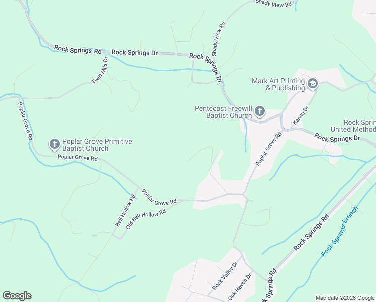 map of restaurants, bars, coffee shops, grocery stores, and more near 512 Woodview Court in Kingsport