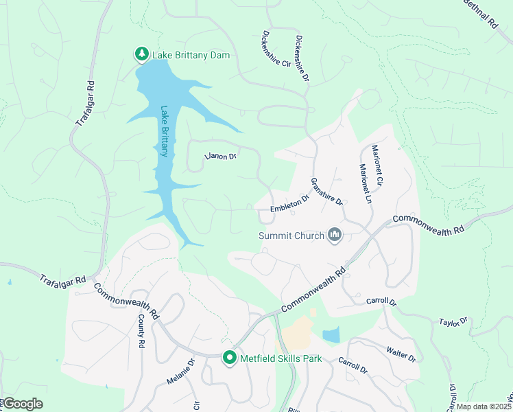map of restaurants, bars, coffee shops, grocery stores, and more near 18 Embleton Drive in Bella Vista