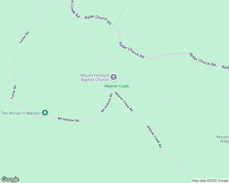 map of restaurants, bars, coffee shops, grocery stores, and more near 301 Weaver Creek Road in Bluff City