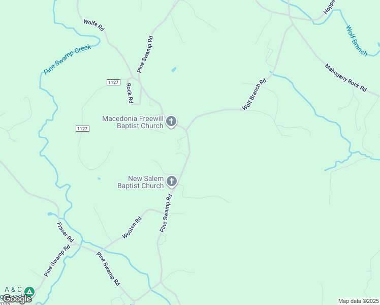 map of restaurants, bars, coffee shops, grocery stores, and more near State Road 1123 in Alleghany County