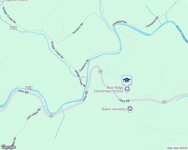 map of restaurants, bars, coffee shops, grocery stores, and more near 6381 North Carolina 88 in Warrensville