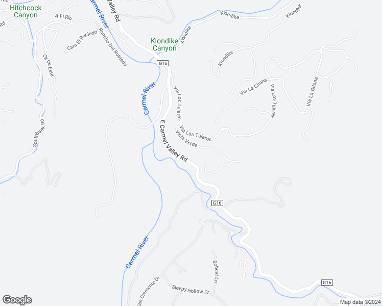map of restaurants, bars, coffee shops, grocery stores, and more near 216 Vista Verde in Carmel Valley