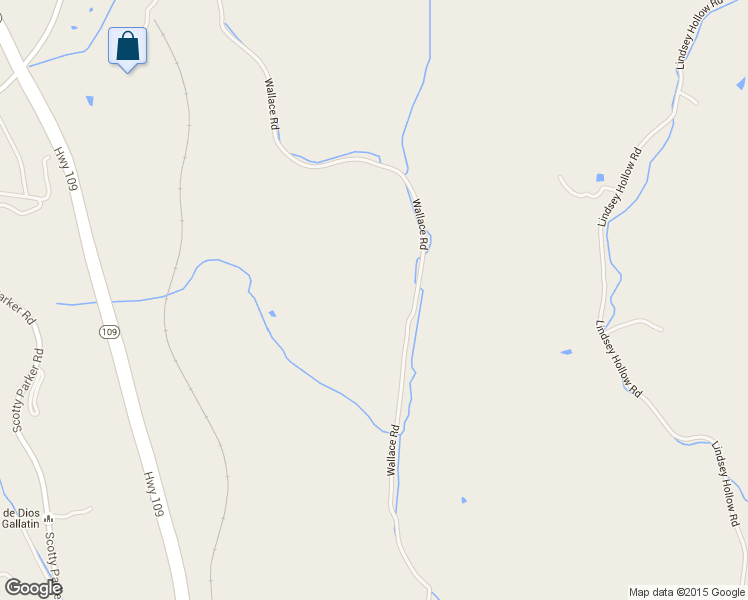 map of restaurants, bars, coffee shops, grocery stores, and more near 941 Wallace Road in Gallatin