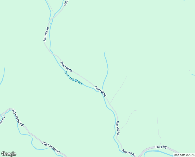 map of restaurants, bars, coffee shops, grocery stores, and more near 942 Rich Hill Road in Creston