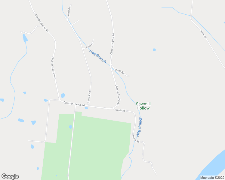 map of restaurants, bars, coffee shops, grocery stores, and more near 2371 Chester Harris Road in Woodlawn