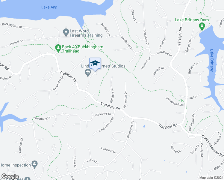 map of restaurants, bars, coffee shops, grocery stores, and more near 2 Minerty Circle in Bella Vista