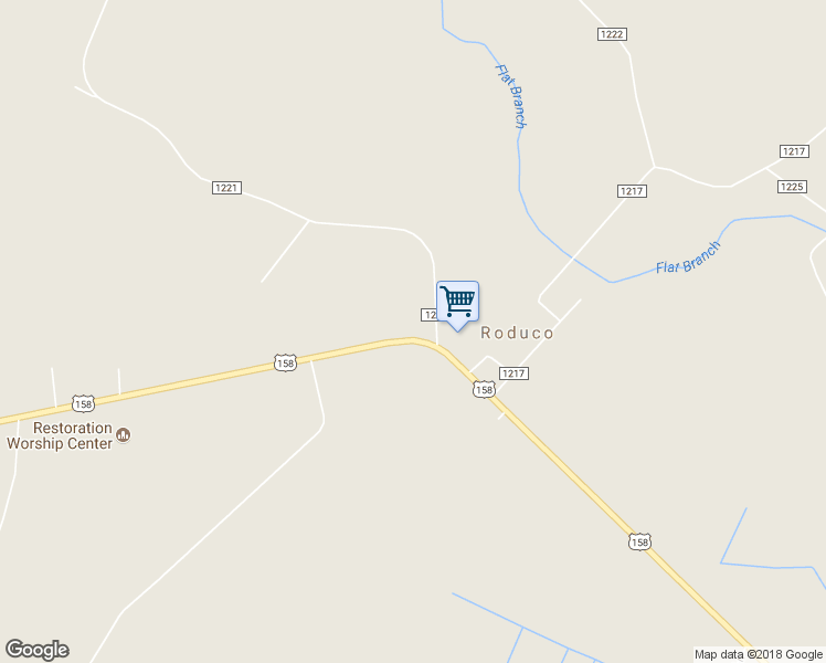 map of restaurants, bars, coffee shops, grocery stores, and more near 1481 U.S. 158 in Eure