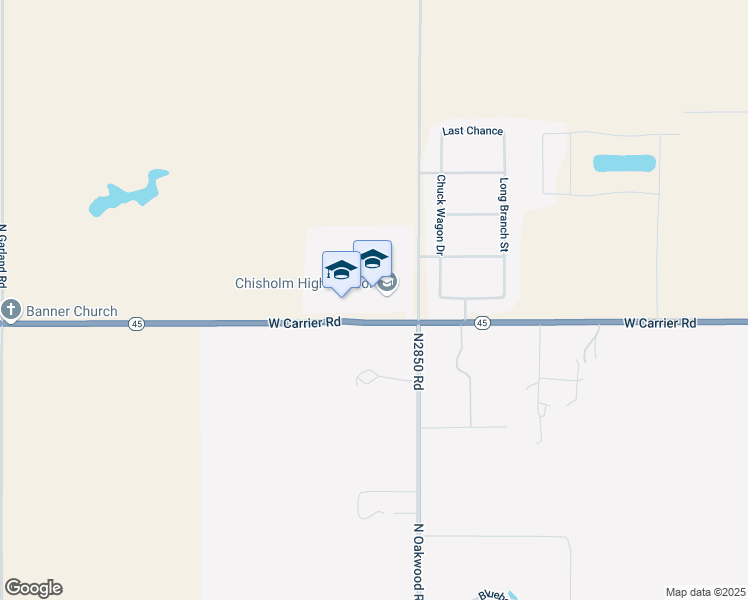 map of restaurants, bars, coffee shops, grocery stores, and more near 4202 West Carrier Road in Enid