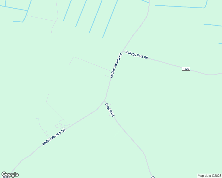 map of restaurants, bars, coffee shops, grocery stores, and more near 320 Middle Swamp Road in Corapeake
