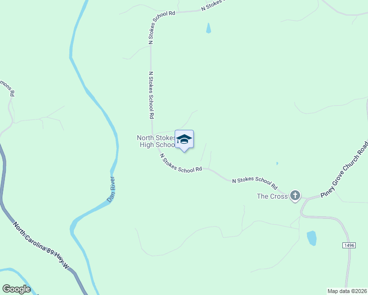 map of restaurants, bars, coffee shops, grocery stores, and more near 1350 North Stokes School Road in Danbury