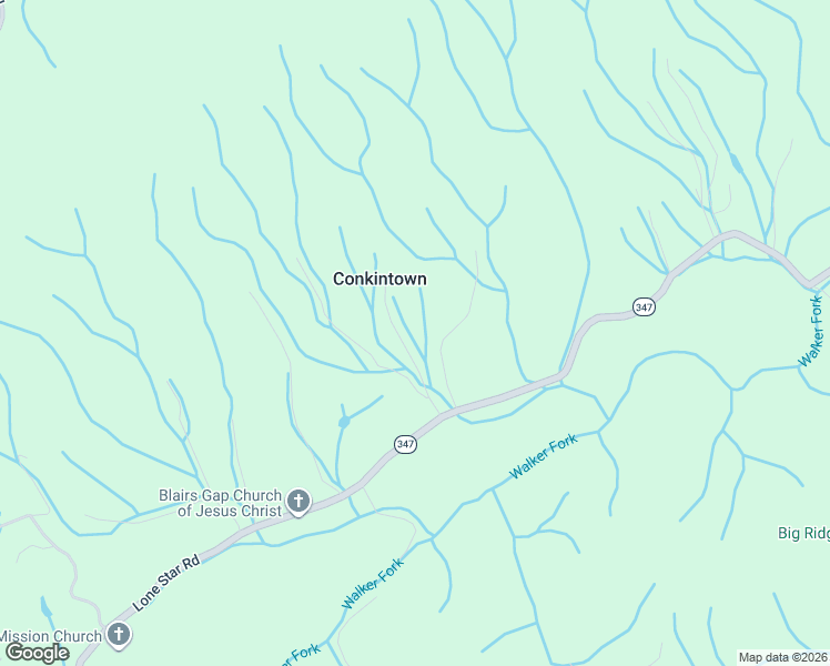 map of restaurants, bars, coffee shops, grocery stores, and more near 399 Ryan Road in Kingsport