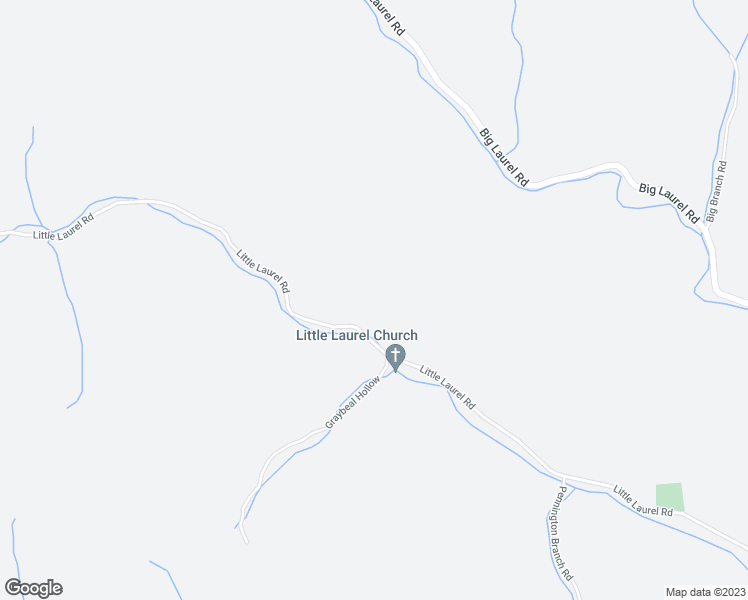 map of restaurants, bars, coffee shops, grocery stores, and more near 2558 Little Laurel Road in Creston